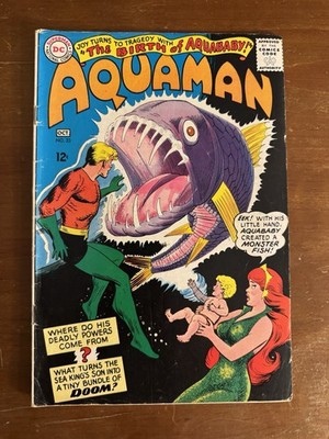 Aquaman #23 (DC Comics 1965) [VG-]   1st Appearance of Aquababy  