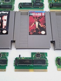 Lot Of 6 Nintendo NES Games W/ Replacement Labels; Castlevania III, Donkey Kong