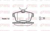 Remsa Bremsbelagsatz Scheibenbremse 1418.00 FüR Rcz 3008 Peugeot 508 5008 Ds DS5