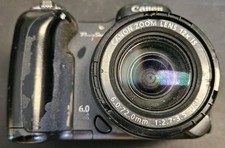 Canon PowerShot S3 IS Digital Camera - Grey AS/IS  FOR PARTS 