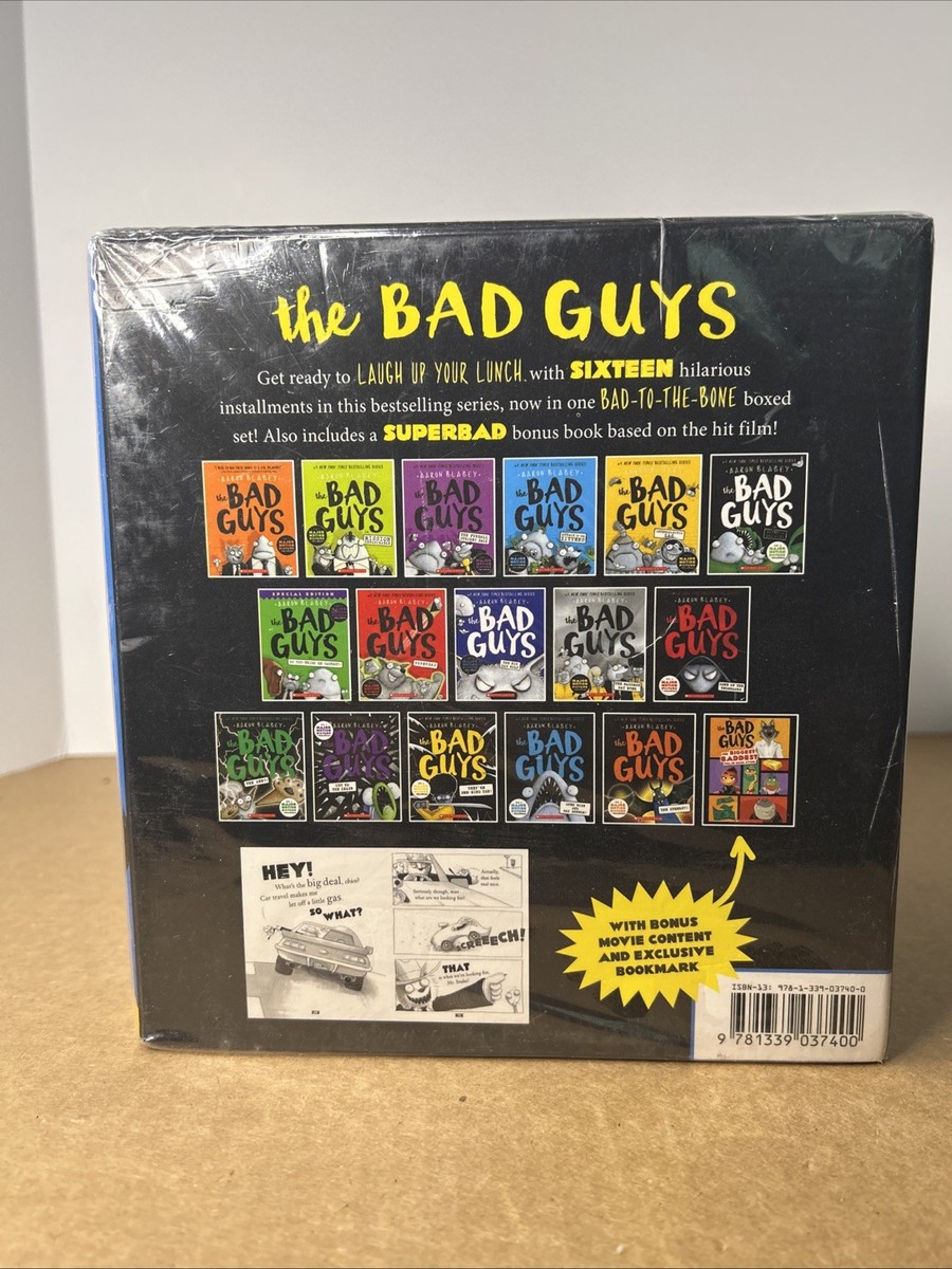 THE BAD GUYS by Aaron Babley Scholastic Book Kids Series 1-16 +