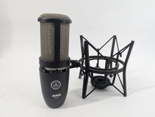 AKG P220 Large Diaphragm Studio Condenser Recording Mic Microphone Working F/S
