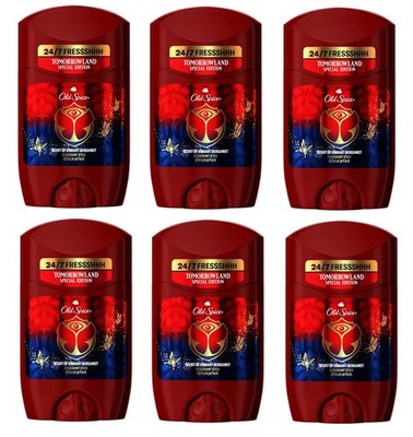 6x Old Spice Tomorrowland Deodorant Solid Stick For Men 6x50ml EU VERSION