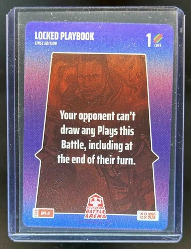 2024 Battle Arena Bo Jackson Locked Playbook First Edition SSP #BPL-21