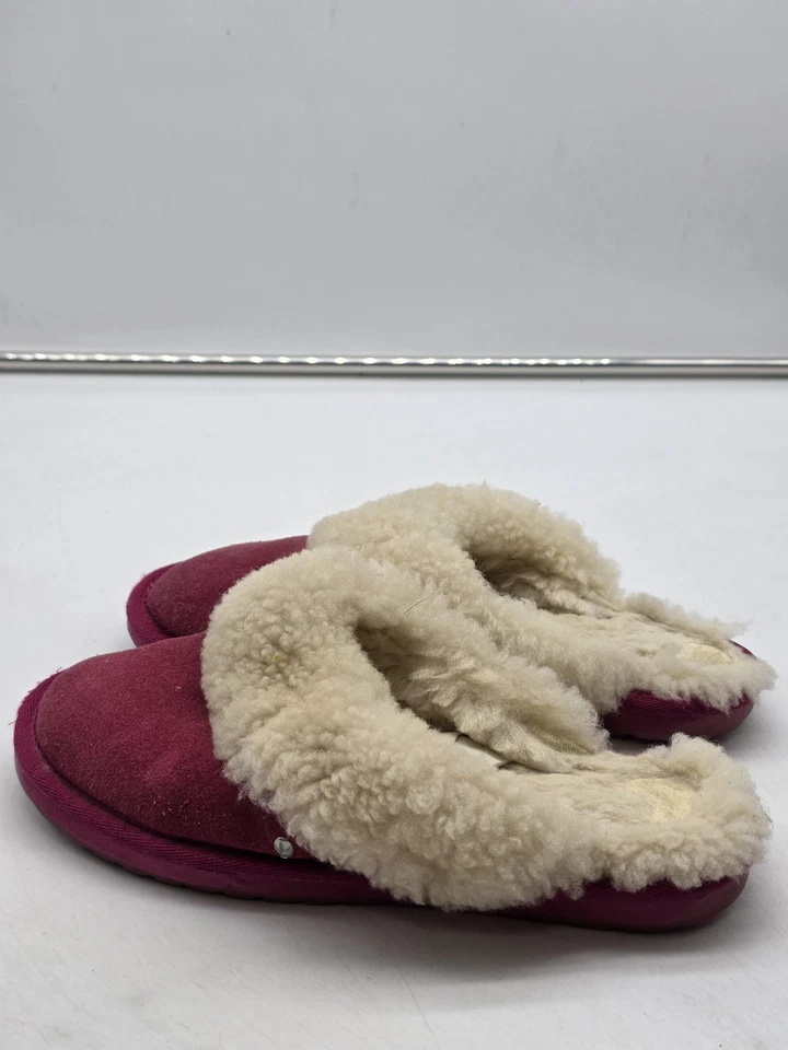 Zapatillas EMU Australia Zapatos Mujer Talla 6 Rosa Gamuza Piel de Oveja Vellón Foto 4 de 4