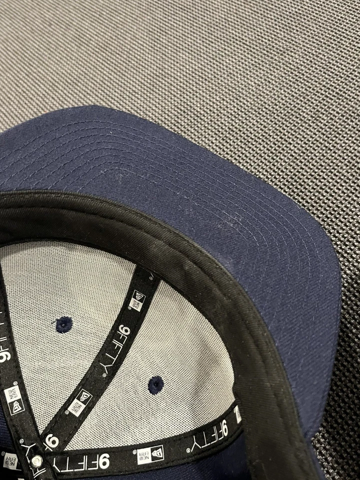 Sombrero New Era Georgetown Hoya Logo Snapback Azul Marino Verdadero Foto 2 de 4