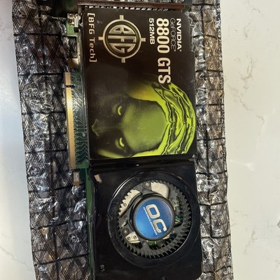 BFG NVIDIA GeForce 8800 GTS 512 MB GDDR3 SDRAM PCI Express 2.0 x16 Graphics