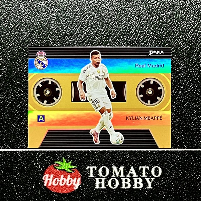KYLIAN MBAPPE /199 YELLOW REFRACTOR DAKA TOP AUDIENCE 2025-26 RECORD REAL MADRID