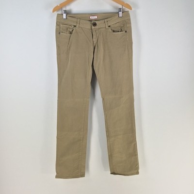 Max & co jeans womens 42 aus 14 beige straight low rise cotton 115295