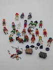 Playmobil Vintage Pirates 23 Figure Lot Different With Accessories