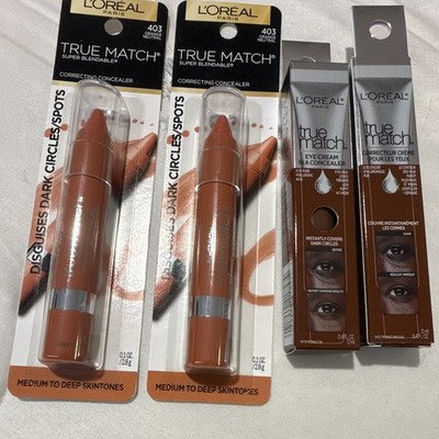 L'Oréal Paris True Match Eye Cream Concealer 403 Orange Neutral 0.4 oz