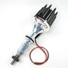 Pertronix Distributor D133810; Plug & Play Billet, Mech Adv for Ford 332-428 FE