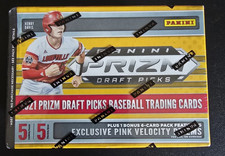 Panini Prizm Draft Picks 2021 MLB Baseball 5-Pack Blaster Box Factory Sealed