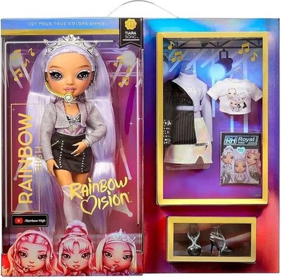 Rainbow High Rainbow Vision Tiara Song Royal Three K-Pop Music Doll MGA NIB 