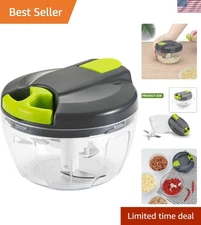 Mini Manual Food Processor, Vegetable Garlic Chopper, Carrots, and Fruits