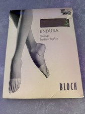 Endura By Bloch Dance Stirrup Tights - Adult Size B New, Open Package Tan Color