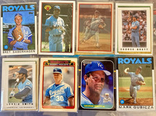 Topps/Donruss Kansas City Royals Vintage Card Lot | 4-6 Cards in Each Pouch