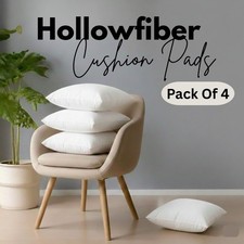 Pack of 4 Cushion Pad Inner Inserts Extra Deep Hollowfibre Filled Filler Scatter