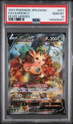 Leafeon V 071/069 Eevee Heroes