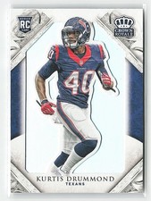 2015 Panini Football Crown Royale Kurtis Drummond #129 RC Houston Texans