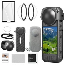 Camera Protective Accessories Kit for Insta 360 X4   Includes 2 Lens Guards S...