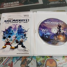 Disney Epic Mickey 2: The Power of Two Wii Game Excellent Condition Complete 