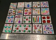 Vintage Sticker Lot Sandylion Mini Animals Bear Pearly Prism Sticker Mods Mix