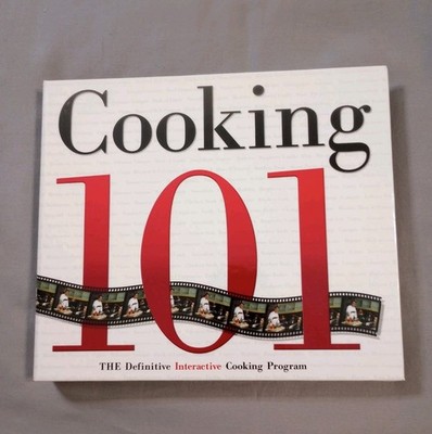 Cooking 101 The Definitive Interactive Cooking Program Book with 5 DVDs Signed
