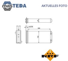 52220 WÄRMETAUSCHER INNENRAUMHEIZUNG NRF NEU OE QUALITÄT