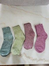 Womens 4 pack of warm ankle socks