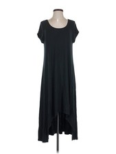 H By Halston Women Black Casual Dress S Petites