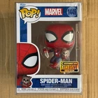 Funko Pop! Spider-Man w/ Sandwich The Dog #1449, EE Exclusive, Marvel