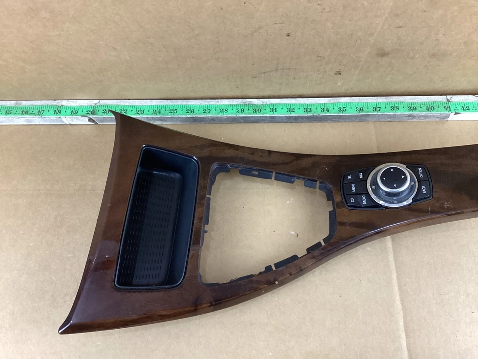 2007 - 2013 BMW 328i Shift Bezel Console Switches 9170935, 9249439, 9198283 OEM - Image 3 of 4