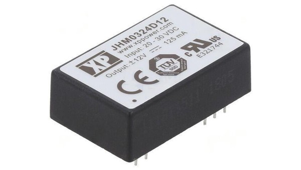 5904006757041 Przetwornica Dc/Dc 3W 20-30VDC / 12VDC -12VDC JHM0324D12 XP Power-image