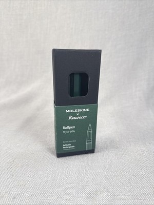 NEW Moleskine x Kaweco, Ballpen, 1.0mm Point, Green with Green Ink