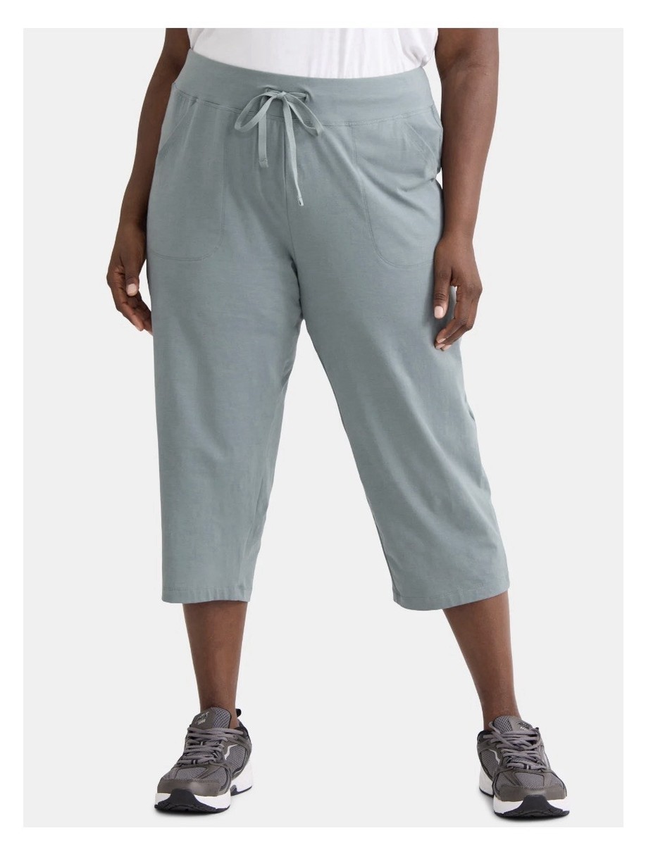 ATHLETIC WORKS Women's Size XS (0-2) Core Knit Capri Pants