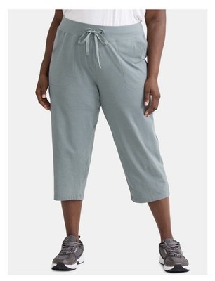 ATHLETIC WORKS Women's Size XS (0-2) Core Knit Capri Pants