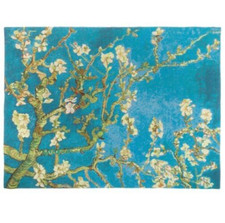 VAN GOGH ALMOND TREE 105CM x 142CM 41" x 56" LINED BELGIAN TAPESTRY WALL HANGING