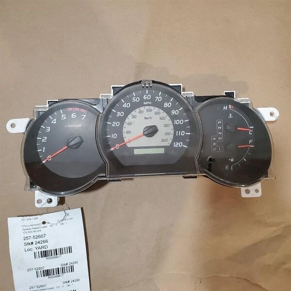 Toyota Tacoma 2008-2011 velocímetro grupo MPH 6 cilindros a través de 11/10 OEM Foto 2 de 4