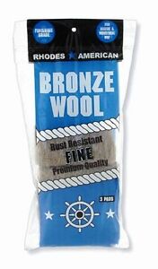 Bronze Wool 3 Packs of 3 Pad - Flat Rate Shipping