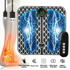 EMS Foot Massager Neuropathy Feet for Circulation&Pain Relief 39 Gears Pad Mat