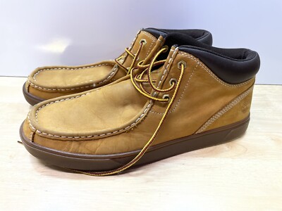 Timberland Men's MAPLE GROVE CHUKKA Wheat Hiking Boots Size 9.5