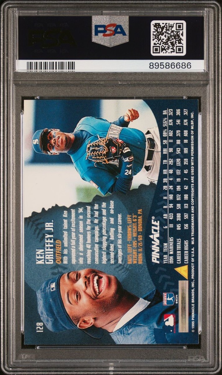1995 Pinnacle #128 Ken Griffey, Jr. PSA 8 NM-MT!! | eBay