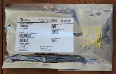 Lot of 15 - MAXIM Integrated - Model MAX4560CPE -  IC MUX/SW ANLG LV CMOS 16-DIP