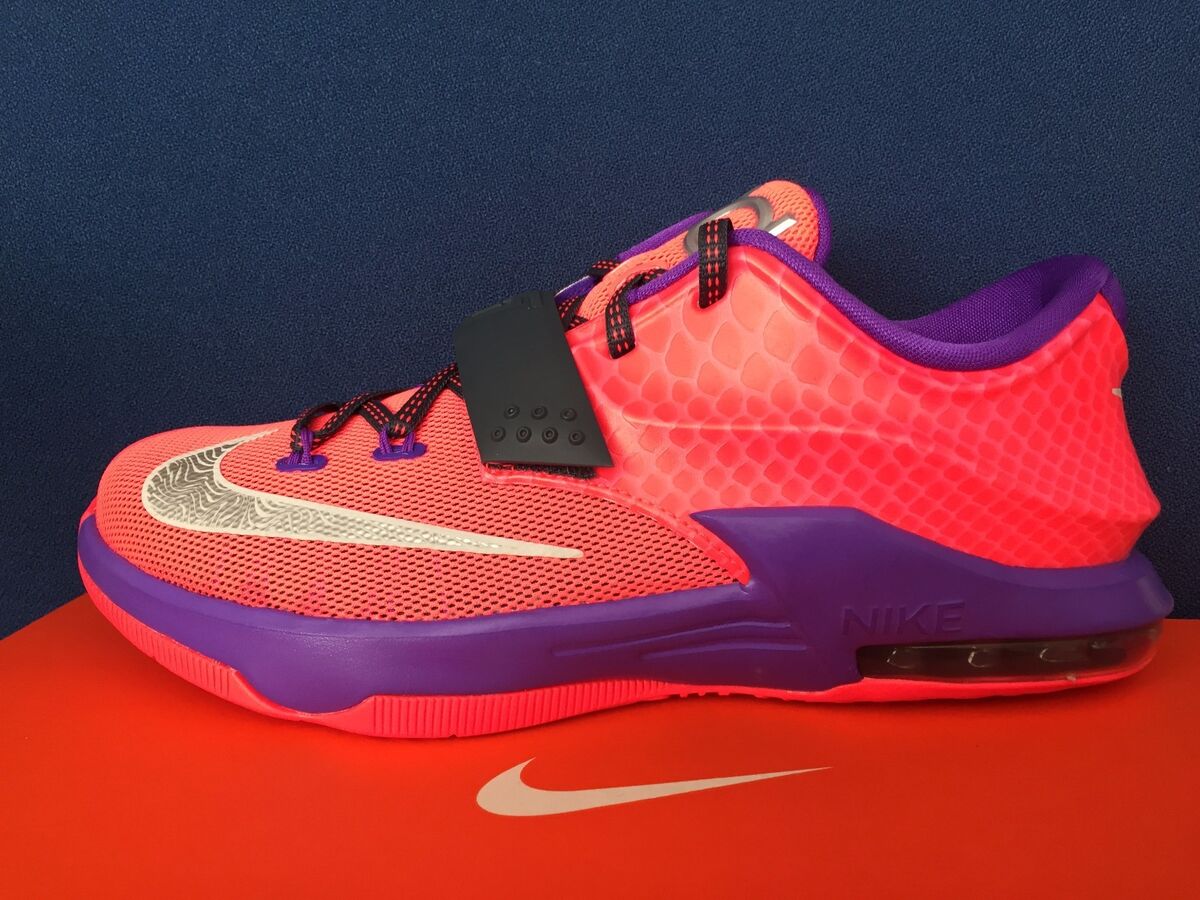 Nike KD VII 7 GS SZ 4Y Hyper Punch PINK Grape Purple KEVIN Nike KD VII 7 GS SZ 4Y Hyper Punch PINK Grape Purple KEVIN