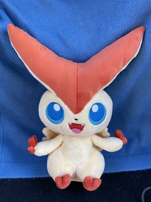 RARE 2011 Takara Tomy Talking Pokemon VICTINI Plush Toy ~ Voice