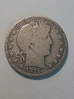 1915 D  BARBER HALF DOLLAR