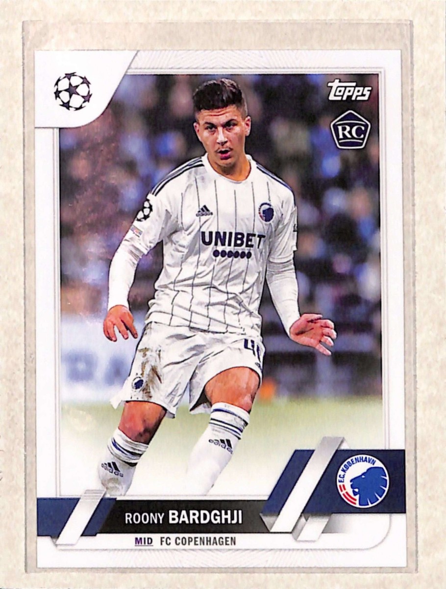 Topps Bardghji サイン auto ルーニー　バルドグジ 2022-23 Topps UEFA #40 Roony Bardghji Pink Sparkle Foil RC