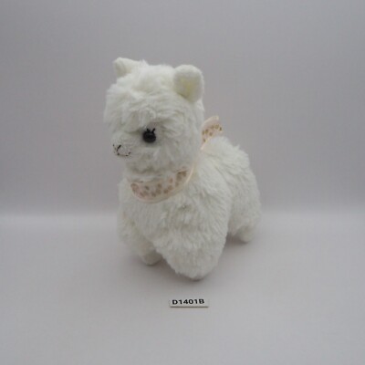 Alpaca Alpacasso D1401B White Amuse Plush 6'' Stuffed Toy Doll Japan