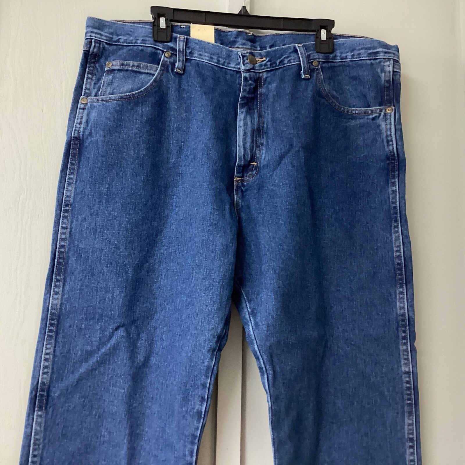 Wrangler Regular Wear  Fit Blue Jeans Men's 40 X 30 Fit Over Boots Cotton New thumbnail 12